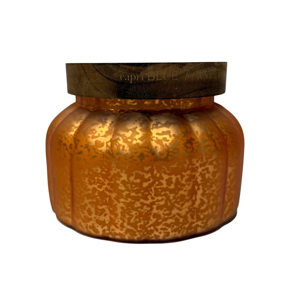 Capri Blue Pumpkin Clove Glass Jar Candle Giant 50 oz